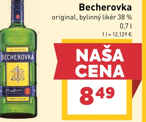 Becherovka Original bylinný likér