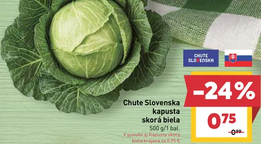 Chute Slovenska kapusta biela