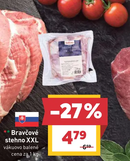 Bravčové stehno XXL vákuovo balené