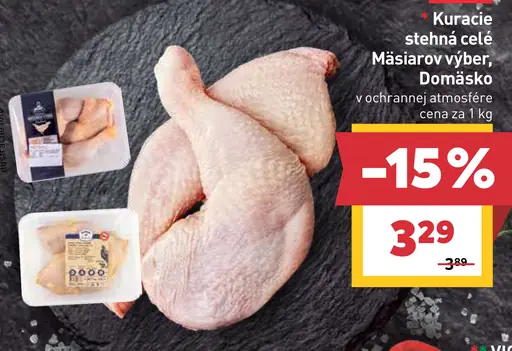 Domaško farmárske kurča bez drobkov