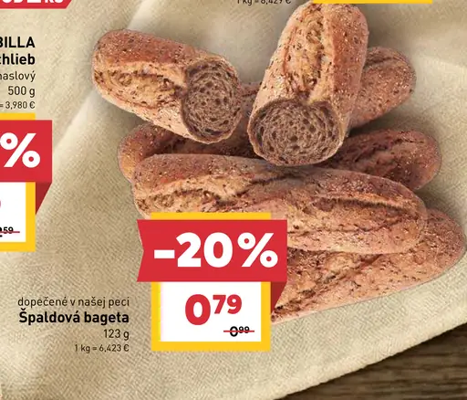 Špaldová bageta
