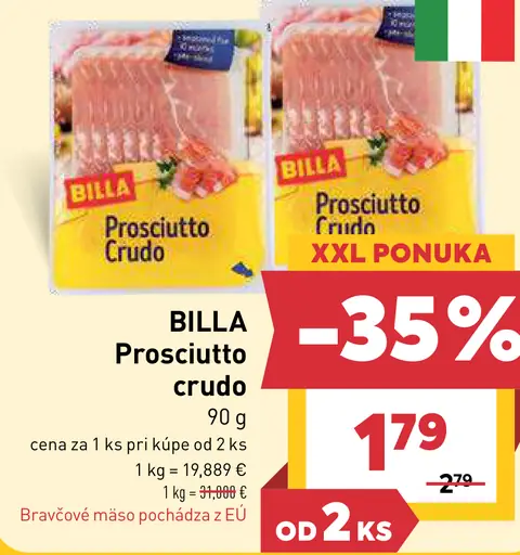 BILLA Prosciutto crudo