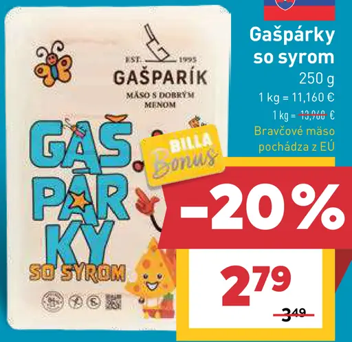 Gašpárky so syrom