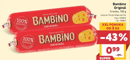 Bambino originál črievko