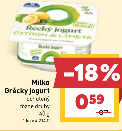 Milko Grécky jogurt biely