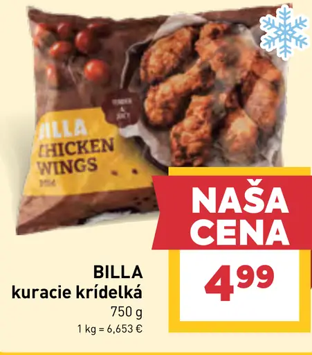 BILLA kuracie krídelká