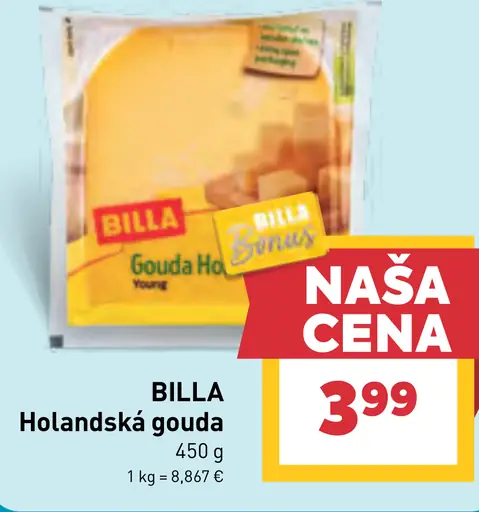 BILLA holandská gouda
