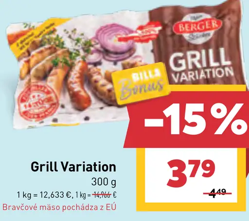 Berger Grill variation