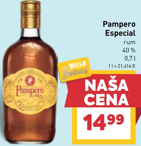 Pampero Rum 40 %