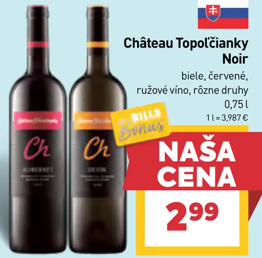 Château Topoľčianky Noir červené víno