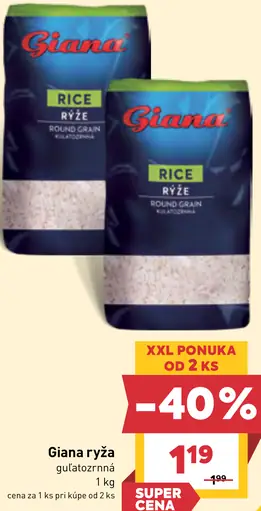 Giana Guľatozrnná ryža