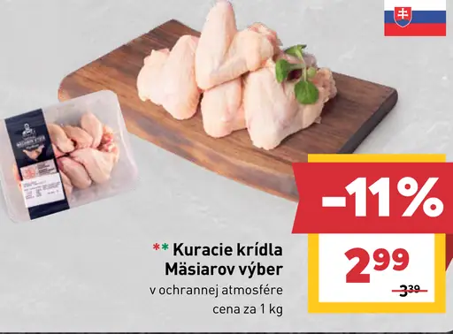 Mäsiarov výber Kuracie krídla