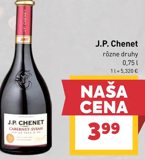 J.P. Chenet rosé víno, rôzne druhy