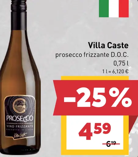 Villa Caste prosecco D.O.C.