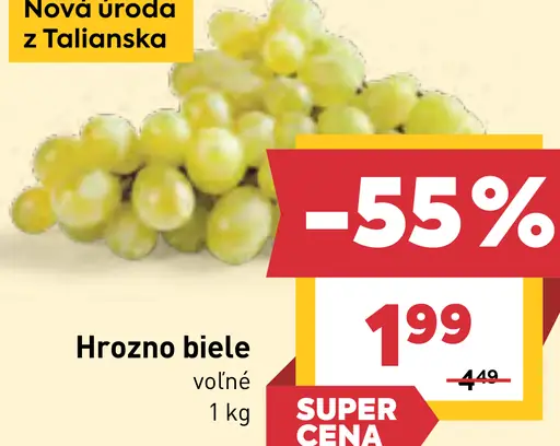 Hrozno biele