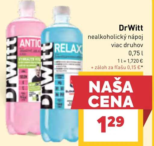 DrWitt nealkoholický nápoj viac druhov