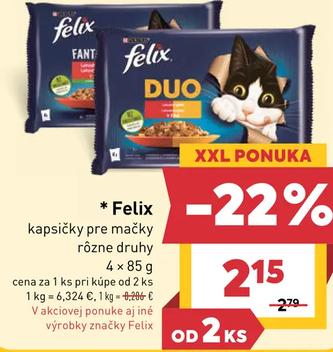 Felix kapsičky pre mačky