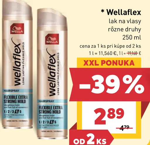 Wellaflex lak na vlasy rôzne druhy