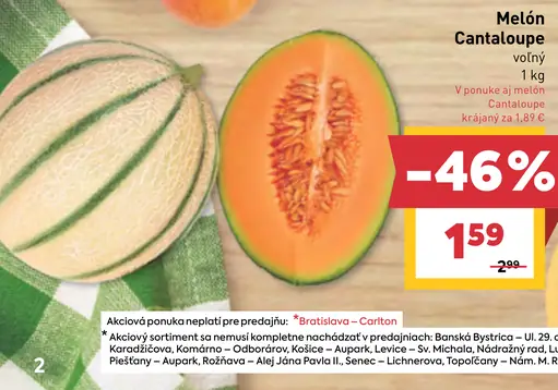 Melón Cantaloupe