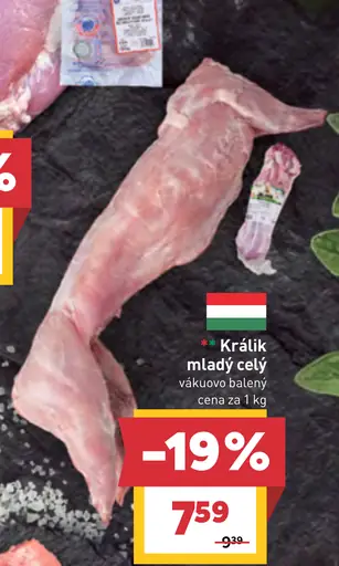 Králik mladý celý