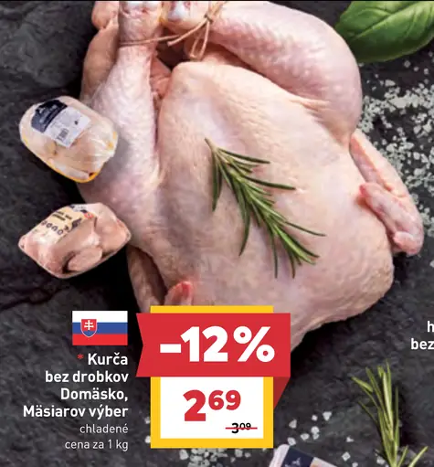 Kurča bez drobkov
