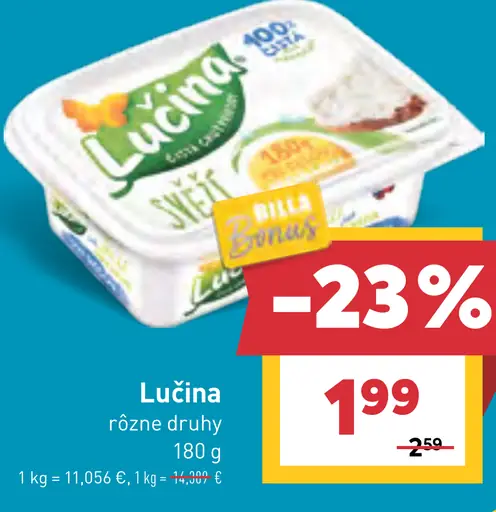 Lučina rôzne druhy