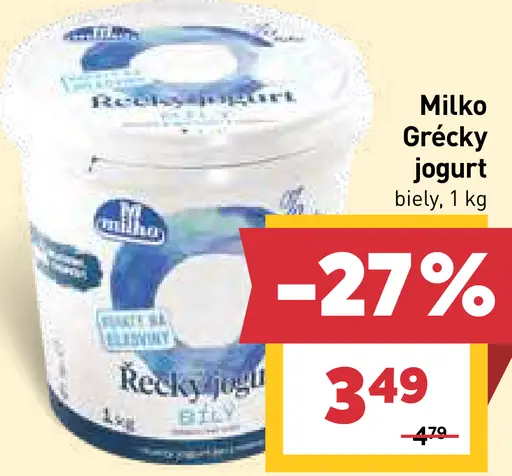 Milko Grécky jogurt biely