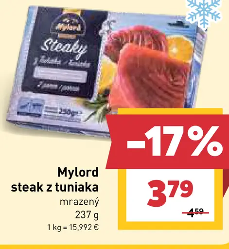 Mylord steak z tuniaka mrazený