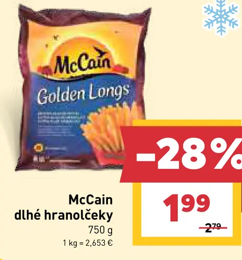 McCain dlhé hranolčeky