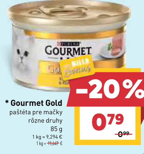 Gourmet Gold paštéta pre mačky
