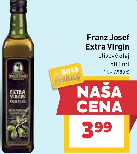 Franz Josef Extra Virgin olive oil