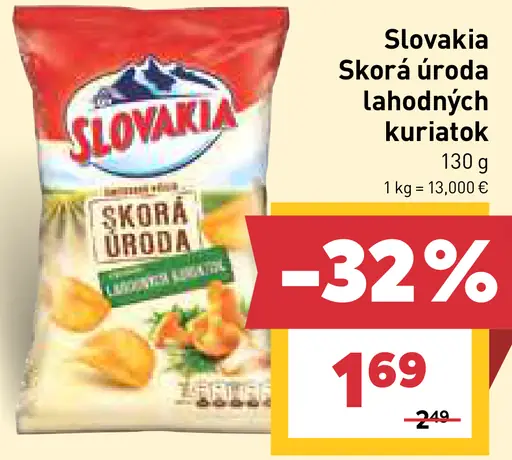 Slovakia Skorá úroda lahodných kuriatok