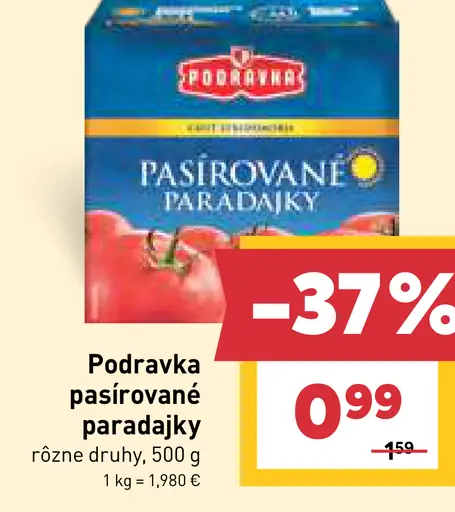 Podravka Pasírované paradajky