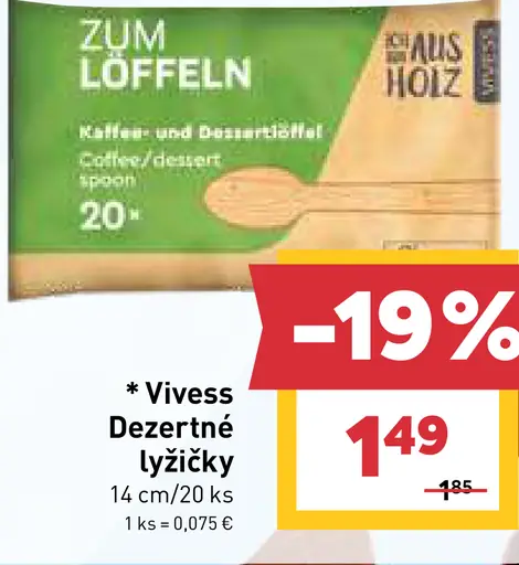 Vivess dezertné lyžičky