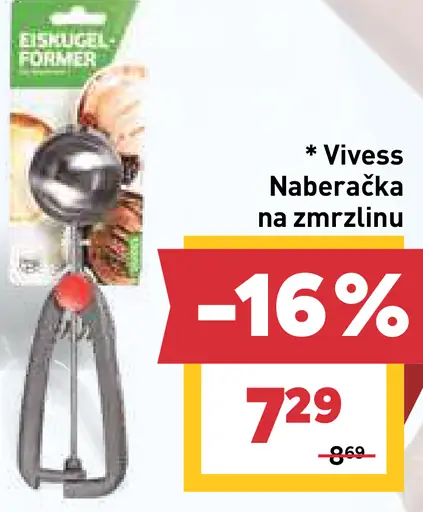 Vivess naberačka na zmrzlinu