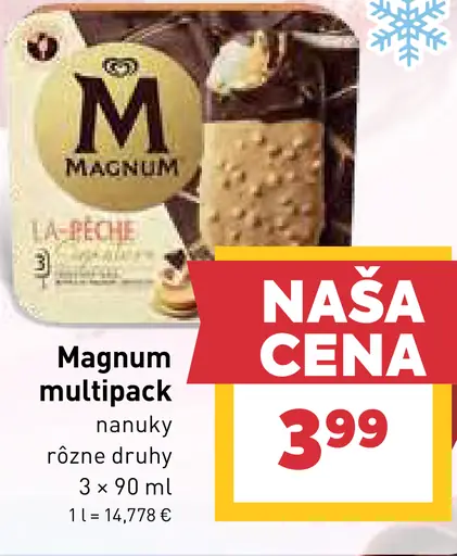 Magnum multipack nanuky rôzne druhy