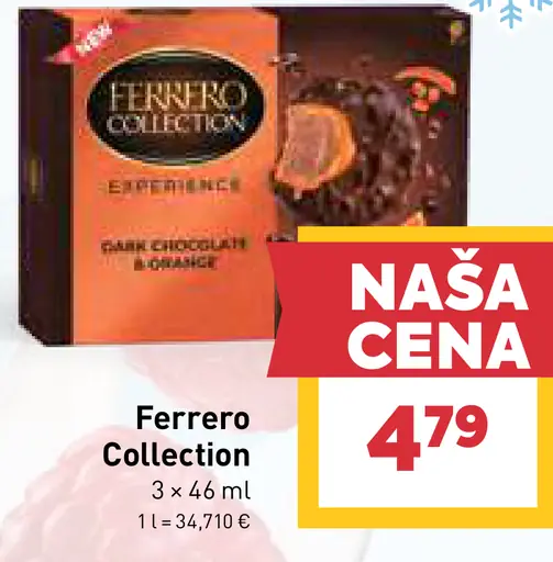 Ferrero Collection pralinky, 3 druhy