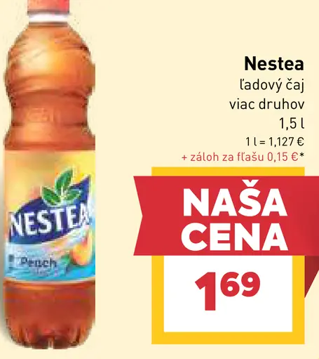 Nestea ľadový čaj rôzne druhy