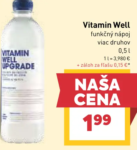 Vitamin Well funkčný nápoj