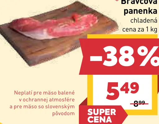 Bravčová panenka chladená