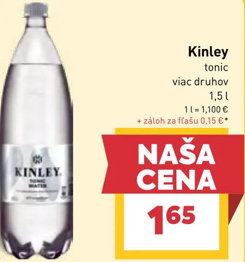 Kinley tonic, viac druhov