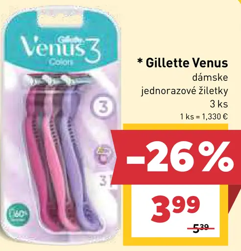 Gillette Venus dámske jednorazové žiletky