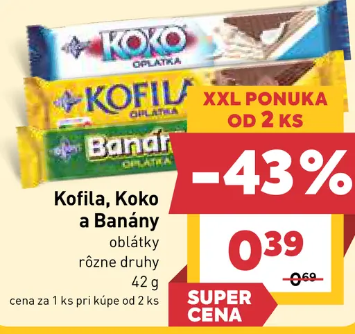Kofila, Koko a Banány oblátky