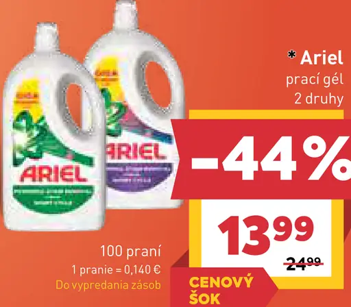 Ariel Prací gel