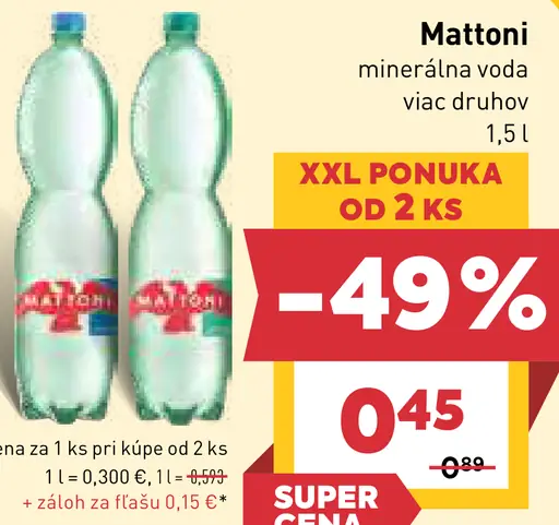 Mattoni Minerálna voda