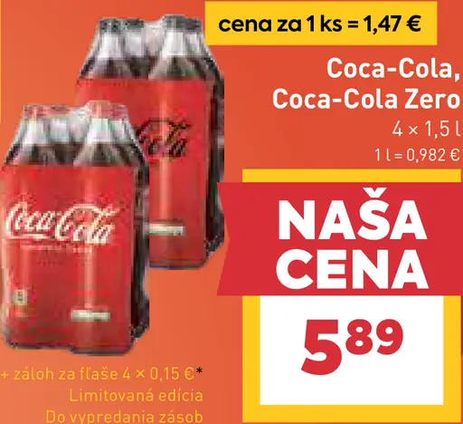 Coca-Cola/Cola Zero/Fanta