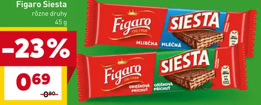 Figaro Siesta oblátky rôzne druhy