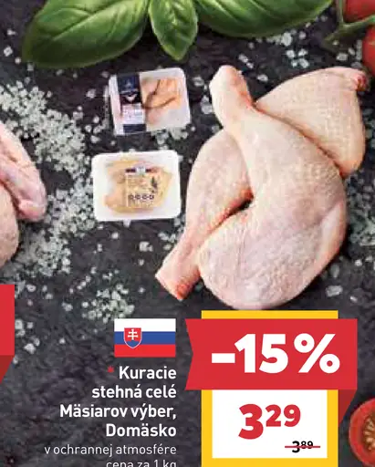 Domäsko Kuracie stehná celé Mäsiarov výber