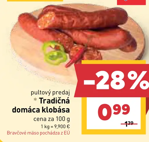 Tradičná domáca klobása