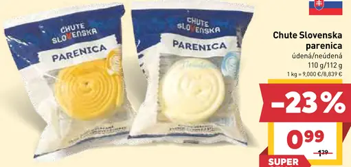 Chute Slovenska parenica údená/neúdená